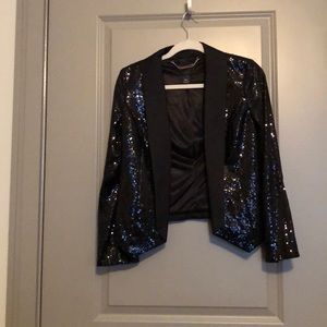 White House Black Market- Black sequin blazer